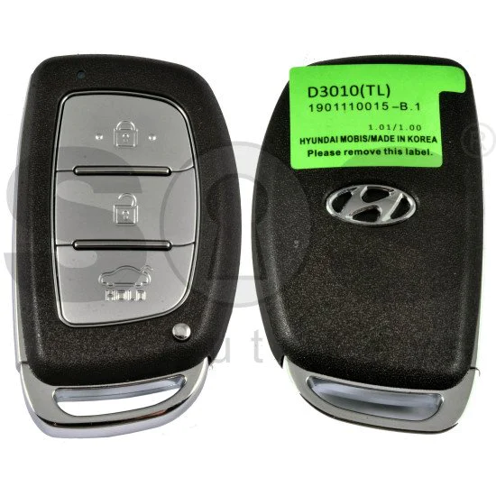 Smart Key For Hyundai Tucson 2018 Buttons 3 Frequency 433MHz