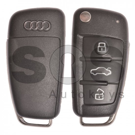 OEM Set for Audi A3/S3/RS3 Buttons:3 / Frequency: 434 MHz / Transponder ...