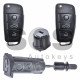 OEM Set for Audi Q2 Buttons:3 / Frequency: 434 MHz / Transponder: Megamos Crypto/ 128-bit/ AES / Blade Signature: HU66 / Immobiliser System: MQB / Set Part Number: 83C800375AD / Key Part No: 81A837220D / Keyless GO / RIGHT DOOR