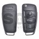 OEM Set for Audi Buttons:3 / Frequency: 434 MHz / Transponder: Megamos Crypto/ 128-bit/ AES / Blade Signature: HU66 / Immobiliser System: MQB / Set Part Number: 83B800375BH / Key Part No: 81A837220D / Keyless GO / LEFT DOOR