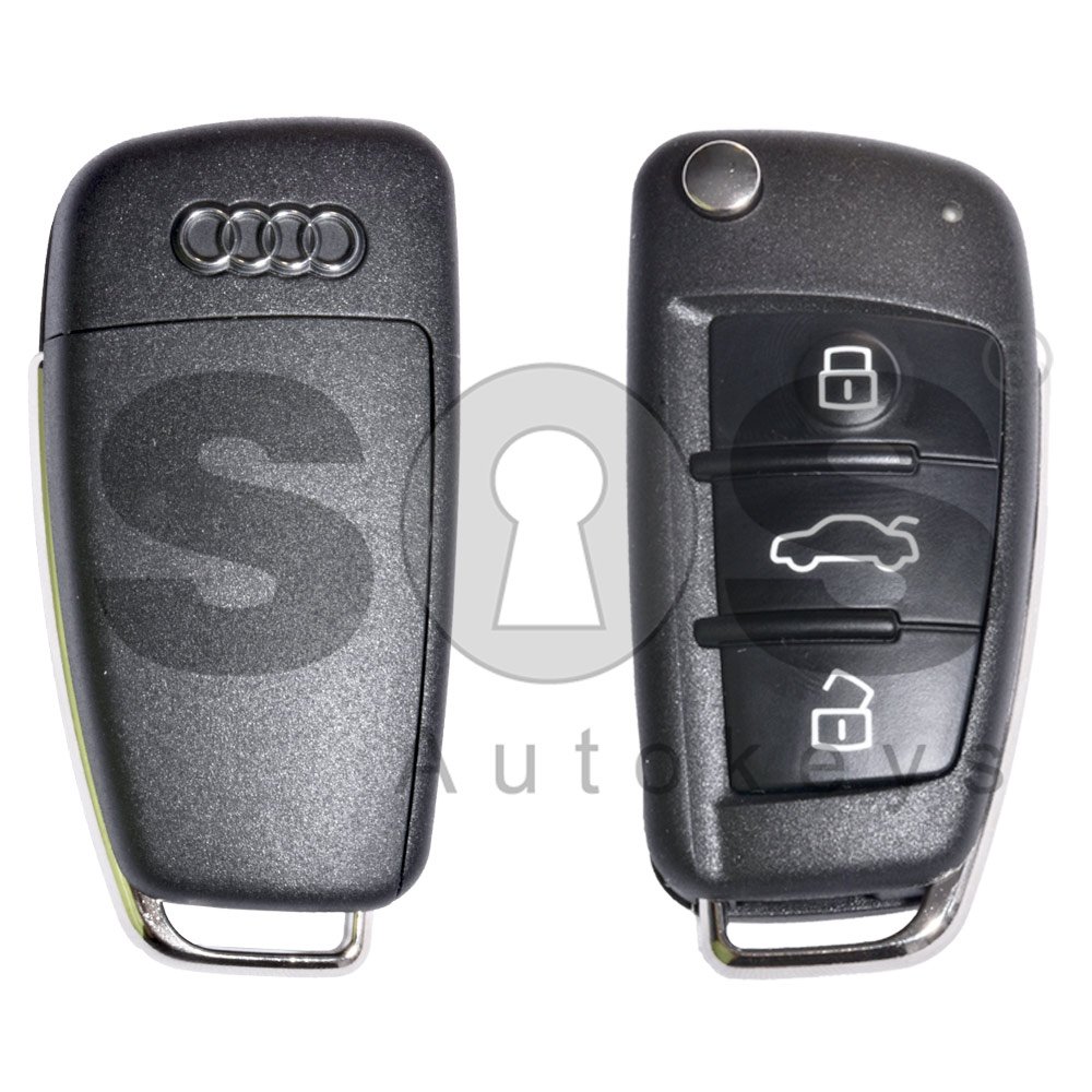 OEM Set for Audi Q2 Buttons:3 / Frequency: 434 MHz / Transponder ...