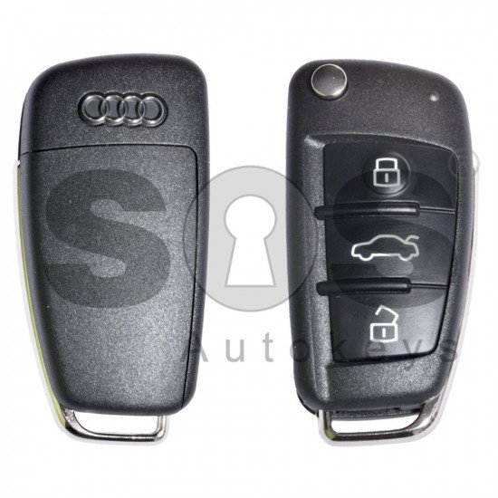 OEM Set for Audi Q2 Buttons:3 / Frequency: 434 MHz / Transponder ...