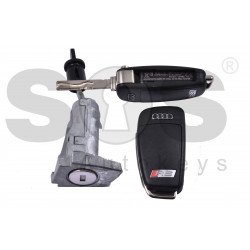 OEM Set for Audi Q2 RS Buttons:3 / Frequency: 434 MHz /KEYLESS GO Transponder: Megamos Crypto/ 128-bit/ AES / Blade Signature: HU66 / Immobiliser System: MQB / Set Part Number:83B 800 375BR / Key Part No: 81A 837 220R / OEM Set for Audi Q2 RS Buttons:3 / Frequency: 434 MHz /KEYLESS GO Transponder: Megamos Crypto/ 128-bit/ AES / Blade Signature: HU66 / Immobiliser System: MQB / Set Part Number:83B 800 375BR / Key Part No: 81A 837 220R /