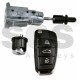 OEM Set for Audi Q2  Buttons:3 / Frequency: 434MHz / Transponder: Megamos 88 / AES /  Immobiliser System: MQB / Set Part Number: 83C 800 375 BQ / Key Part No: 81A 837 220 AK  / Keyless GO / RS