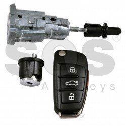 OEM Set for Audi Q2 Buttons:3+1P / Frequency: 315MHz / Transponder: Megamos 88 / AES / Immobiliser System: MQB / Set Part Number: 83B 800 375 EC / Key Part No: 81A 837 220 J / Keyless GO / OEM Set for Audi Q2 Buttons:3+1P / Frequency: 315MHz / Transponder: Megamos 88 / AES / Immobiliser System: MQB / Set Part Number: 83B 800 375 EC / Key Part No: 81A 837 220 J / Keyless GO /