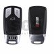  OEM Set for Audi Q7/SQ7 Buttons:3 / Frequency:433MHz / Transponder: NEW Megamos Crypto / Blade Signature:HU162T / Set Part No: 4M1800375C/ 4M0959754BC / Keyless GO