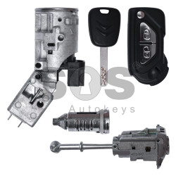 OEM Set for Citroen DS3/ C3 Buttons:2 / Frequency:433MHz / Flip Key Transponder: PCF7941 / Regular key Transponder: PCF7936 / Immobiliser System:BCM / Part No: C1NM 2N274774