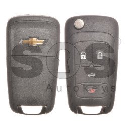 OEM Set for Chevrolet Buttons:3+1 / Frequency: 433MHz / Transponder: HITAG2/ ID46 / Blade Signature: HU100 / Manufacture: WITTE / Part No: GM13582820 / KEYLESS GO OEM Set for Chevrolet Buttons:3+1 / Frequency: 433MHz / Transponder: HITAG2/ ID46 / Blade Signature: HU100 / Manufacture: WITTE / Part No: GM13582820 / KEYLESS GO