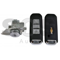 OEM Set for Chevrolet Captiva 2021+ Buttons:3 / Frequency: 433MHz / Transponder: PCF7952 HITAG3 / Part No: 23822456 / Keyless GO OEM Set for Chevrolet Captiva 2021+ Buttons:3 / Frequency: 433MHz / Transponder: PCF7952 HITAG3 / Part No: 23822456 / Keyless GO