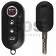 OEM Set for Fiat 500/ 500 x Buttons:3 / Frequency: 434MHz / Transponder:HITAG2/ ID46/ PCF7946 / Blade Signature:SIP22 / Manufacture: DELPHI / Part No: DE05420