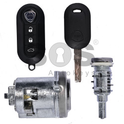 OEM Set for Lancia Buttons:3 / Frequency: 434MHz / Transponder: HITAG2/ ID46/ PCF7946 / Blade Signature:SIP22