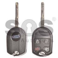 OEM Set for Ford Buttons:3+1 / Frequency: 315MHz / Transponder: TMS37145/ 80-Bit/ ID6D63 / Blade Signature: HU101 / Manufacture: FoMoCo / Part No: AE8T15K601AA