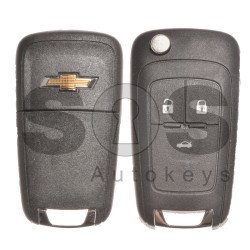 OEM Set for Chevrolet Buttons:3 / Frequency: 434MHz / Transponder: HITAG2/ ID46 / Blade Signature: HU100 / Manufacture: WITTE / Part No: GM13501938 / KEYLESS GO OEM Set for Chevrolet Buttons:3 / Frequency: 434MHz / Transponder: HITAG2/ ID46 / Blade Signature: HU100 / Manufacture: WITTE / Part No: GM13501938 / KEYLESS GO