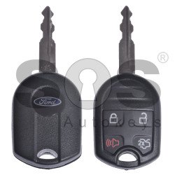 OEM Set for Ford Buttons:3+1 /  Frequency: 434MHz / Transponder: Texas Crypto 40/80-bit / ID6D / Blade Signature: FO24/ CY24 / Manufacture: FoMoCo / Set Part No: DG13 5422050 SD