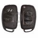 OEM Set for Hyundai I20 Key Buttons:3 / Frequency:433MHz / Transponder: HITAG/ 128-Bit AES /  Blade Signature: HY22 / ManufactureDAEDONG/ Hyundai Mobis / Key Part No: 95430 - C7600