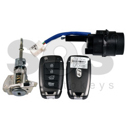 OEM Set for Hyundai VELOSTER  Buttons:3 / Frequency: 433MHz / Transponder:  No Transponder  / Part No: 95430-J3010