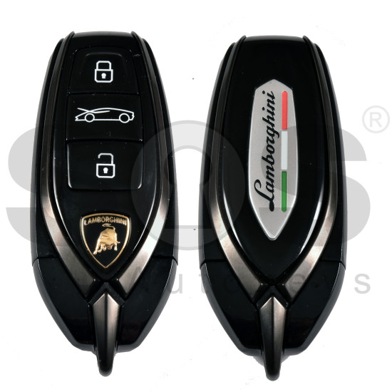 OEM Smart Key for Lamborghini REVUELTO 2021+ Buttons:3 / Frequency:434MHz / Transponder: MLB / Part No.: 4N0 959 754 AM / 4N0959754AM