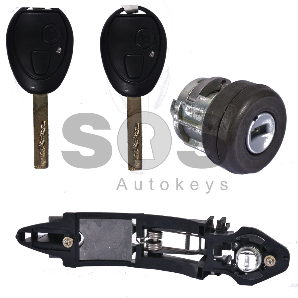 OEM Set for Rover 75 Buttons:2 / Frequency: 433MHz / Transponder 