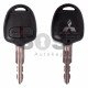 OEM Set for Mitsubishi Buttons:2 Frequency 433 MHz Transponder PCF 7936 HITAG ID46  Blade Signature:MIT8