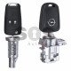 OEM Set for Opel Buttons:2 / Frequency: 433MHz / Transponder: PCF7937 / Blade Signature: HU100 / Immobiliser System:BCM / Manufacture: Valeo