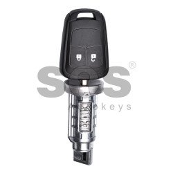 OEM Set for Opel Astra J/ Insignia Buttons:2 / Frequency: 433MHz / Transponder: PCF7937 / Blade Signature: HU100 / Manufacture: Valeo/ Part No: CJ - Z4000