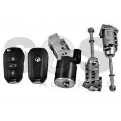 OEM Set for Vauxhall/ Opel Crossland X Buttons:3 / Frequency: 433MHz / Transponder: HITAG AES  /  Part No: 9835415880