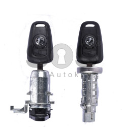 OEM Set for Vauxhall/ Opel Astra K Buttons:2 / Frequency: 433MHz / Transponder: PCF7941 / Blade signature: HU100 / Manufacture: Valeo / Part No: 9971U-Z0254