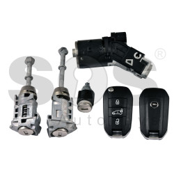 OEM Set for Opel  Buttons:3 / Frequency: 433MHz / Transponder: NCF296/HITAG AES  / PART KEY: 98 512 906 80