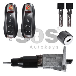  OEM Set for Porsche 991 Buttons: 4 Frequency 434 MHz Transponder PCF 7945 Part No 991 637 259 03