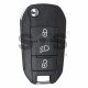 OEM Set For Peugeot 308/ 508/ 301 Buttons:3 / Frequency: 433MHz / Transponder: PCF7941 / Part No: 5FA01035304 