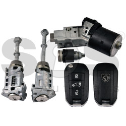 OEM Set For Peugeot Buttons:3 / Frequency: 433MHz / Transponder: NCF296A/HITAG AES / Key Part No : 98 515 904 80 OEM Set For Peugeot Buttons:3 / Frequency: 433MHz / Transponder: NCF296A/HITAG AES / Key Part No : 98 515 904 80