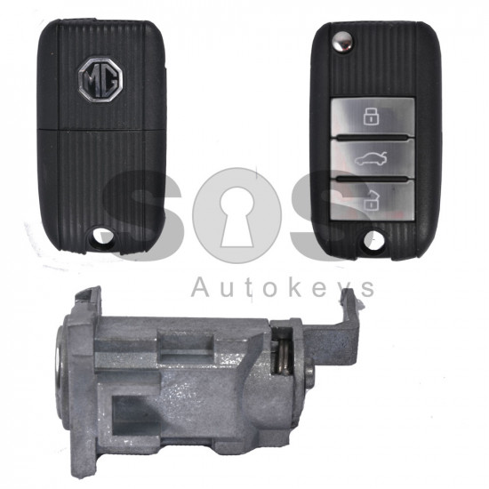 OEM Set for MG Buttons:3 / Frequency: 433MHz / No Transponder / Part No: B91987AH4190271 / Keyless Go 