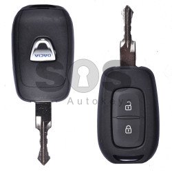 OEM Set for Dacia 2016+ Buttons:2 / Frequency: 433MHz / Transponder: HITAG 128-Bit AES / Immobiliser System:BCM / Part No: 806013815R