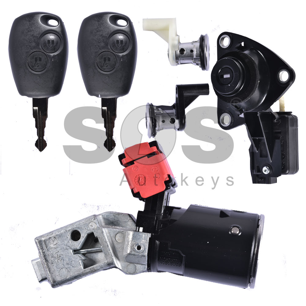 OEM Set Ren Buttons:2 / Frequency: 433MHz / Transponder: PCF7961M 