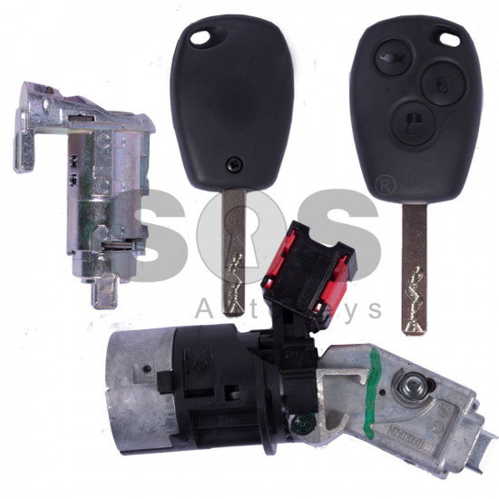 OEM Set Ren Buttons:3 / Frequency: 434MHz / Transponder: PCF7947/ HITAG2/ ID46 / Blade signature:VA2 / Immobiliser System:BCM /Part No: 806012213R