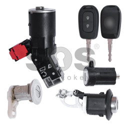 OEM Set for Ren 2016+ Buttons:2 / Frequency: 433MHz / Transponder: PCF7961 / Immobiliser System:BCM / Part No: 806016453R