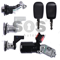 OEM Set Ren 2016+ Buttons:2 / Frequency: 433MHz / Transponder: HITAG 128-Bit AES / Immobiliser System:BCM / Part No: 806018309R