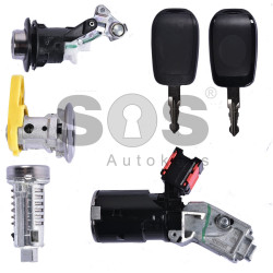 OEM Set Ren 2016+ Buttons:2 / Frequency: 433MHz / Transponder: HITAG 128-Bit AES / Immobiliser System:BCM / Part No: 806018421R