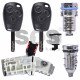 OEM Set Ren/ Dacia/ Smart Buttons:3 / Frequency: 433MHz / Transponder: PCF7961M / Blade signature:VA2 / Immobiliser System:BCM / Part No:4537602800 /  NO LOCKS FOR THE DOORS AND FOR THE GLOVEBOX
