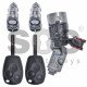 OEM Set for Ren Buttons:3 / Frequency: 434MHz / Transponder: HITAG2/ ID46 / PCF7947 / Blade signature:VA2 / Immobiliser System:BCM / Set Part No: 806010032R