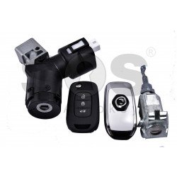 OEM Set Ren Kadjar/ Captur Buttons:3 / Frequency: 434MHz / Transponder: HITAG 128-Bit AES/ PCF 7961 / Immobiliser System:BCM / Set Part No:806015115R / Key FCC ID: CWTWB1G767