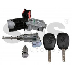 OEM Set for Ren Buttons:3 / Frequency: 433MHz / Transponder: PCF7947/ID46/HITAG2  / Blade signature:VA2 / Immobiliser System:BCM / Set Part No: 806018855R	