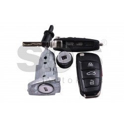 ОЕМ Set for Audi Q2/RS Buttons:3+1 / Frequency: 315 MHz / Transponder: Megamos Crypto/ 128-bit/ AES / Blade Signature: HU66 / Immobiliser System: MQB / Set Part No: 83B 800 375 CC / 83B 800 375 BJ / Key Part No: 81A 837 220J / 81A 837 220E / KEYLESS GO ОЕМ Set for Audi Q2/RS Buttons:3+1 / Frequency: 315 MHz / Transponder: Megamos Crypto/ 128-bit/ AES / Blade Signature: HU66 / Immobiliser System: MQB / Set Part No: 83B 800 375 CC / 83B 800 375 BJ / Key Part No: 81A 837 220J / 81A 837 220E / KEYLESS GO