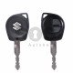 OEM Set for Suzuki Swift/SX 4 Buttons:2 / Frequency: 433MHz / Transponder: PCF7936/ ID46 / Blade Signature: SUZU-14/ HU133R / Manufacture: Calsonic Kansei Corp
