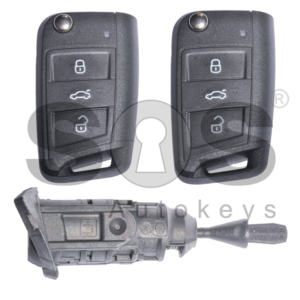 OEM Set for Seat Tarraco Buttons:3 / Frequency: 434MHz 