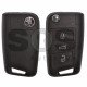 OEM Set for Skoda Buttons:3 / Frequency: 433MHz / Transponder: MEGAMOS 88/ AES / Blade Signature:HU66 / Immobilaser system:MQB / Key Part No: 5G0959753 / RIGHT DOOR