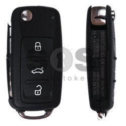 OEM Set for VW UDS Buttons: 3 Frequency 433 MHz Transponder ID48 Part No 5K0959753 AB Blade Signature:HU66 OEM Set for VW UDS Buttons: 3 Frequency 433 MHz Transponder ID48 Part No 5K0959753 AB Blade Signature:HU66
