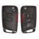 OEM Set for VW TOURAN Buttons:3 / Frequency: 434MHz / Transponder: MEGAMOS 88/ AES / Blade Signature: HU162T / Immobiliser System: MQB / Set Part No: 5TA800375CN / Key Part No: 5G6959753AL / RIGHT Door