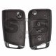 OEM Set for VW TIGUAN Buttons:3 / Frequency: 433MHz / Transponder: MEGAMOS 88/ AES / Blade Signature: HU66 / Immobiliser System: MQB / Part No: 5G0800375R / Key Part No: 5G0959753AD / Keyless Go