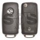 OEM Set for VW UDS/MQB Buttons:2 / Frequency: 434MHz / Transponder: Megamos Crypto 88 / AES / Blade Signature: HU66 / Set Part No: 2H1800375CD / Key Part No: 7E0837202BD